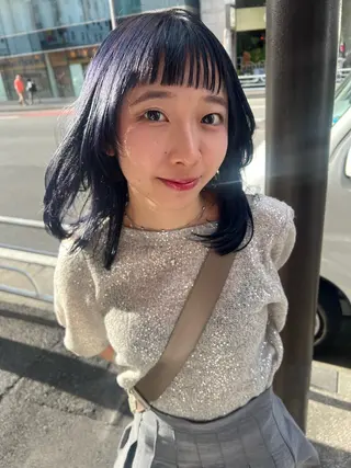 ミディアム カラー 高畑 恵莉 👒 暖色 / 艶髪 🧺のヘアスタイル