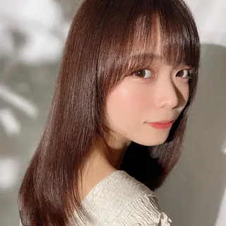 セミロング 🧡くびれヘア/前髪 顔周り🧡久原結衣のヘアスタイル