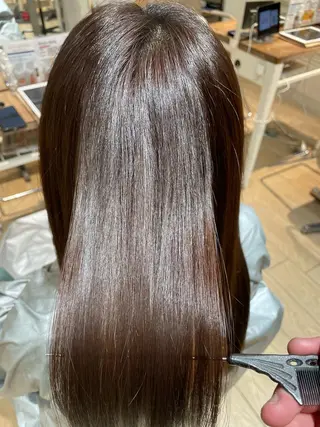 ミディアム カラー afloatkobe所属・美髪/髪質改善 川口凌弥のヘアスタイル