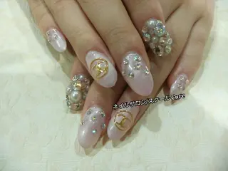 セミロング ネイル ネイルサロン Cureのネイルデザイン