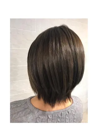 ショート カラー TERRACE 福島所属・shi hoのヘアスタイル