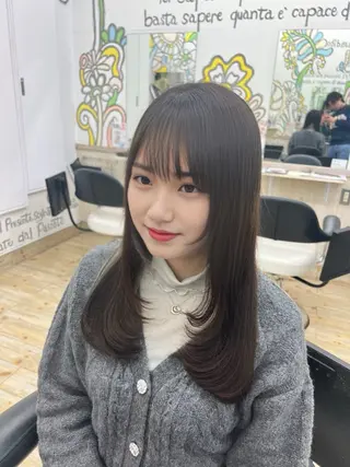 セミロング 二宮 光広のヘアスタイル