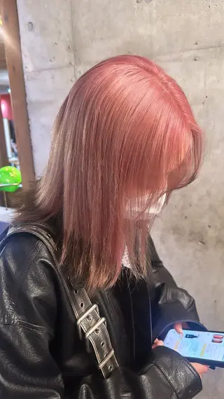 ミディアム 💞艶カラー/ ブリーチ💞ユウカのヘアスタイル