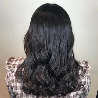 セミロング カラー ヘアアレンジ knock【ノック】所属・烏丸韓国ヘア🇰🇷 ayaka🎀のヘアスタイル