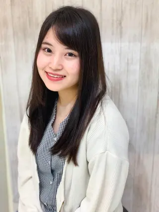 ロング 石沢 知康のヘアスタイル