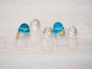 ネイル トップネイリスト Ribbon立川店のネイルデザイン