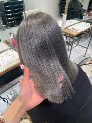 ミディアム カラー cut/eye 💖aika💖のヘアスタイル