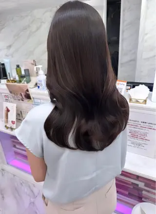 セミロング 💖レイヤー×美髪 💖momoのヘアスタイル