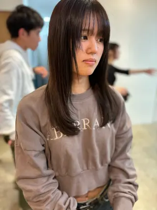 セミロング 高山 鳳成のヘアスタイル