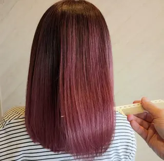 ミディアム 中谷　千鶴 ◎ブリーチカラー得意のヘアスタイル