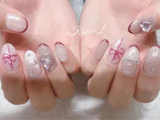 カラー ネイル 芦辺 香奈のネイルデザイン