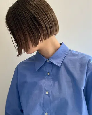 ショート カラー ボブ指名No.1/ ボブパーマ/ユキのヘアスタイル