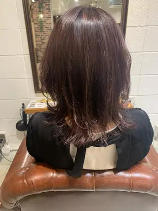 セミロング ショート🌼パーマ 本間正子のヘアスタイル