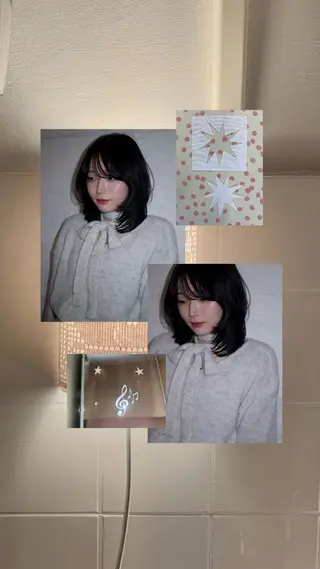 ミディアム ヘアアレンジ ᵐⁱᵏⁱᵏᵒ / レイヤー★のヘアスタイル