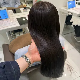 セミロング パーマ 髪質改善🩵/ YUMEのヘアスタイル