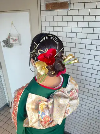 ロング ヘアアレンジ 参列♡デートゆるふわ ヘアメイク🎀みゆうのヘアスタイル