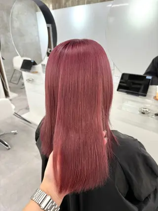 セミロング カラー yuuna ✮ レイヤーカットのヘアスタイル