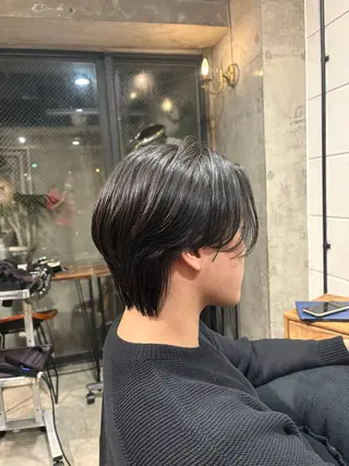 ショート パーマ×透明感カラー MIOのヘアスタイル