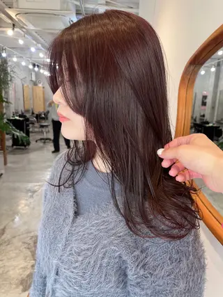 ロング カラー 尾藤 浩一のヘアスタイル