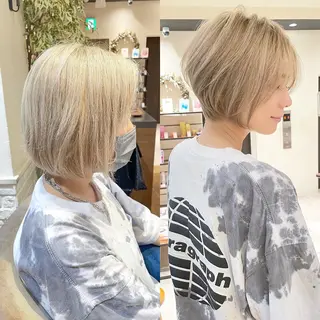 ショート カラー 🫧安野祥華 銀座大人ショート🫧のヘアスタイル
