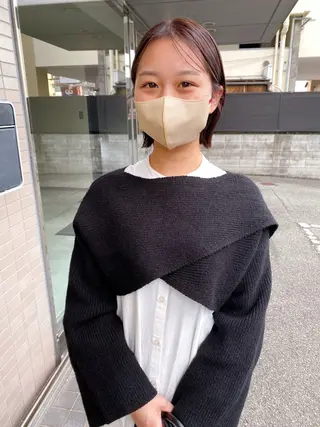 ショート merc. 福田茜のヘアスタイル