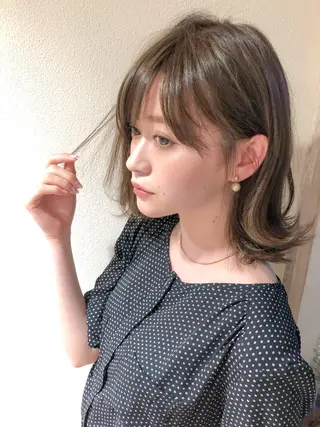 ショート カラー 【1日2名様限定】 AFLOAT白川雄副のヘアスタイル