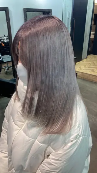 ミディアム カラー ✨最安値✨エクステ カラー🌼つきな🌼のヘアスタイル