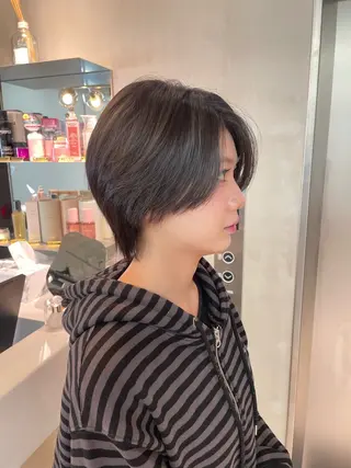 ショート 韓国ヘア/レイヤー Londエレンのヘアスタイル