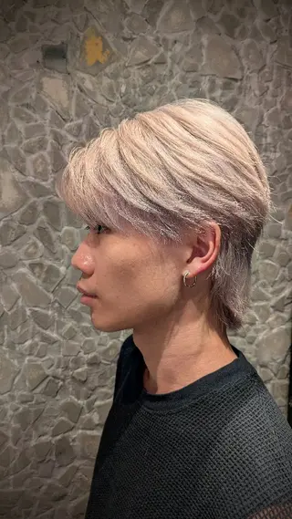 カラー メンズ ミディアム men's salon Gaudi三宮店所属・こだっく /メンズカットのヘアスタイル