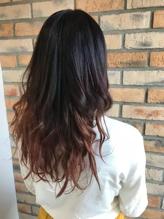 ロング カラー ヘアアレンジ DISCOHAIRsanc（ルジャルダン町田）所属・烏山 達也のヘアスタイル