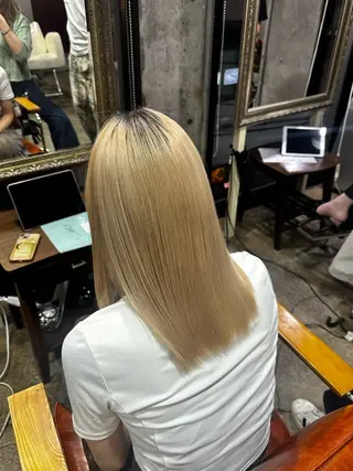 ロング 【💎ツヤ髪💎】 ダメージレスカラー✨のヘアスタイル