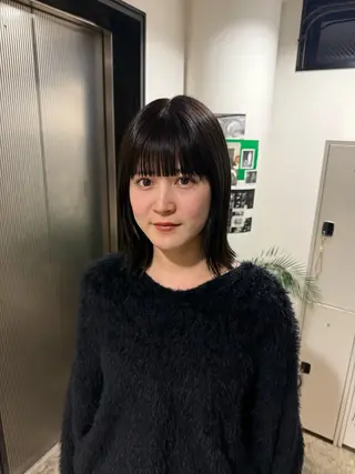 ミディアム カラー 🟡ひろの/ツヤ カラー/髪質改善🟡のヘアスタイル