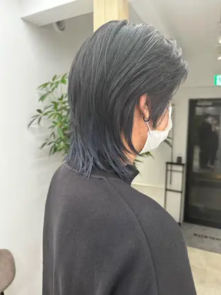 ショート カラー メンズ REINA☁️透明感 カラー/ぷつっと♡のヘアスタイル