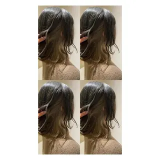 ミディアム カラー 店長✨レイヤー✖️ 髪質改善✖️韓国ヘアのヘアスタイル