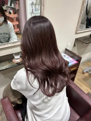カラー 奈那美🌸 韓国ヘア🌸透明感のヘアスタイル