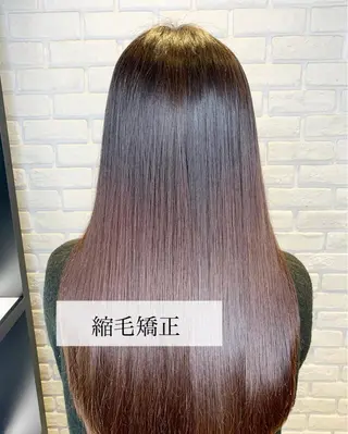 ロング パーマ 髪質改善/縮毛矯正 艶カラー/珠聡のヘアスタイル