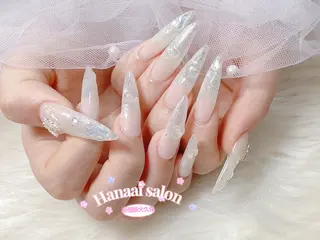 セミロング Hanaai Salon新大久保店のネイルデザイン