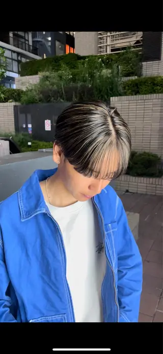 メンズ メンズ縮毛矯正 ブリーチカラー/まやのヘアスタイル