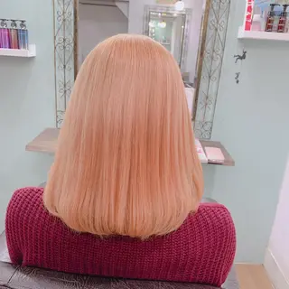 セミロング カラー R ri R takagiのヘアスタイル