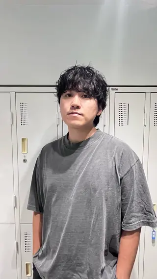 ショート パーマ メンズ GO TODAY SHAiRE SALON NU茶屋町店所属・メンズ特化 河内翔吾のヘアスタイル