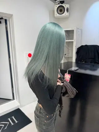 ロング カラー ヘアアレンジ 艶ハイトーン/ヘア アレンジAYAKAのヘアスタイル