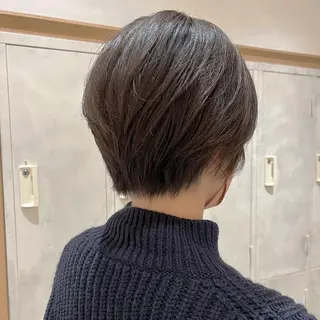 ショート 韓国ﾍｱ&ｼｮｰﾄ ボブ💜桑原のヘアスタイル
