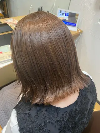 ミディアム 縮毛矯正・髪質改善専門店　髪屋こころ　東川口店所属・いばやし たかひろのヘアスタイル