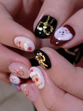 ネイル 3dパーツ/流行り 👧shushu❤️のネイルデザイン