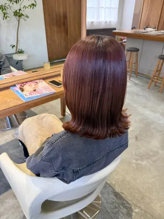 ミディアム カラー フラム所属・WATANABE MISAKIのヘアスタイル