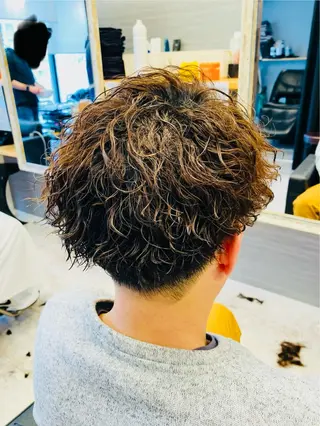 パーマ メンズ メンズ特化/パーマ/ フェードWATARUのヘアスタイル