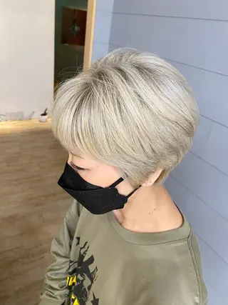 カラー 高難易度縮毛矯正　春日井　Soea(ソイア)所属・多久間 喬介のヘアスタイル