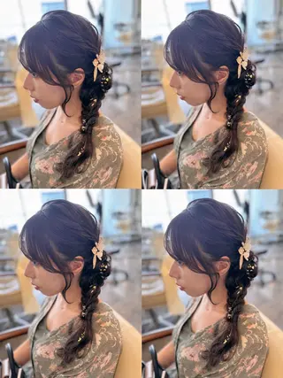 セミロング ヘアアレンジ 🌷MAYU 🌷のヘアスタイル