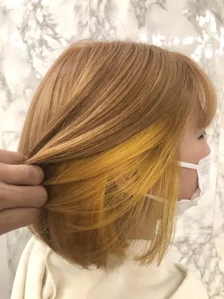 ショート カラー 東中野🥇美容室 FLOW東中野店のヘアスタイル