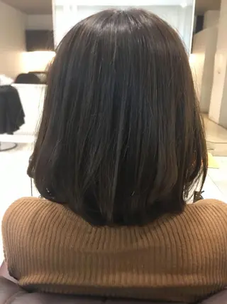 ミディアム カラー ブリーチカラー🌈 嘉名 真樹のヘアスタイル